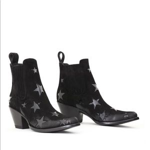Suede Mexicana Star Booties